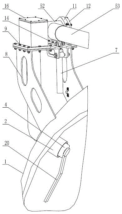 Fold-down ventilator for collective escape pods