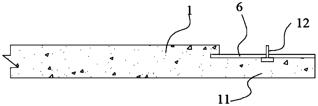 A prefabricated beam slab and its construction method