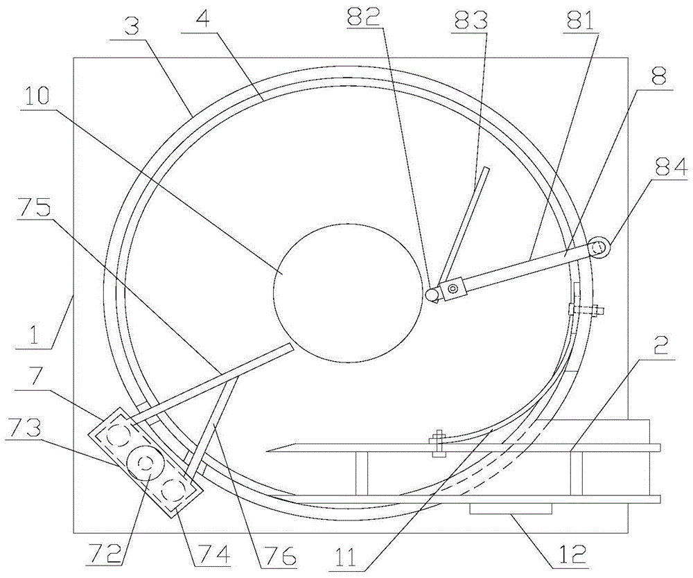 A fully automatic bearing feeding device