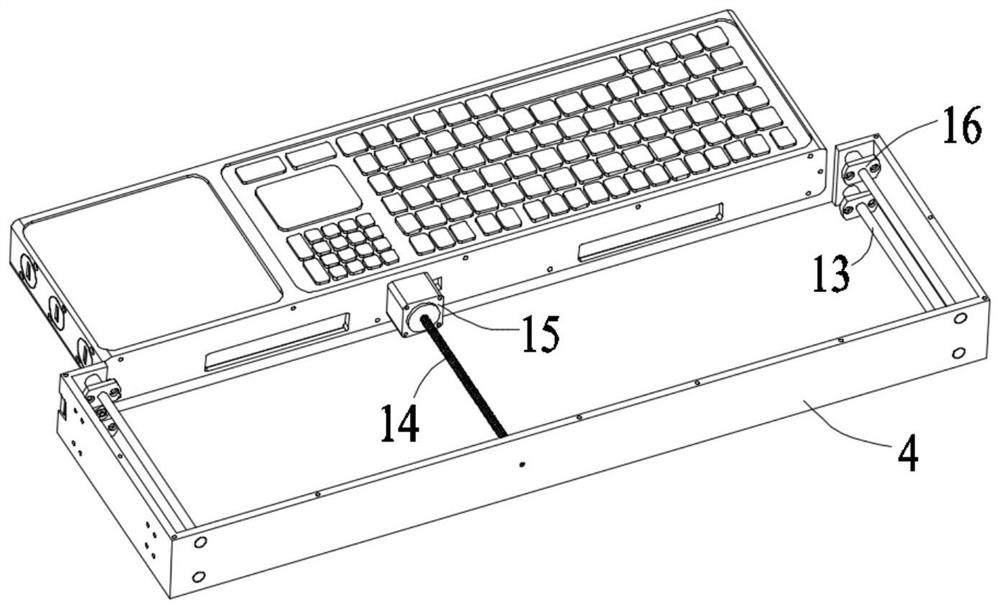 Medical multifunctional integrated keyboard