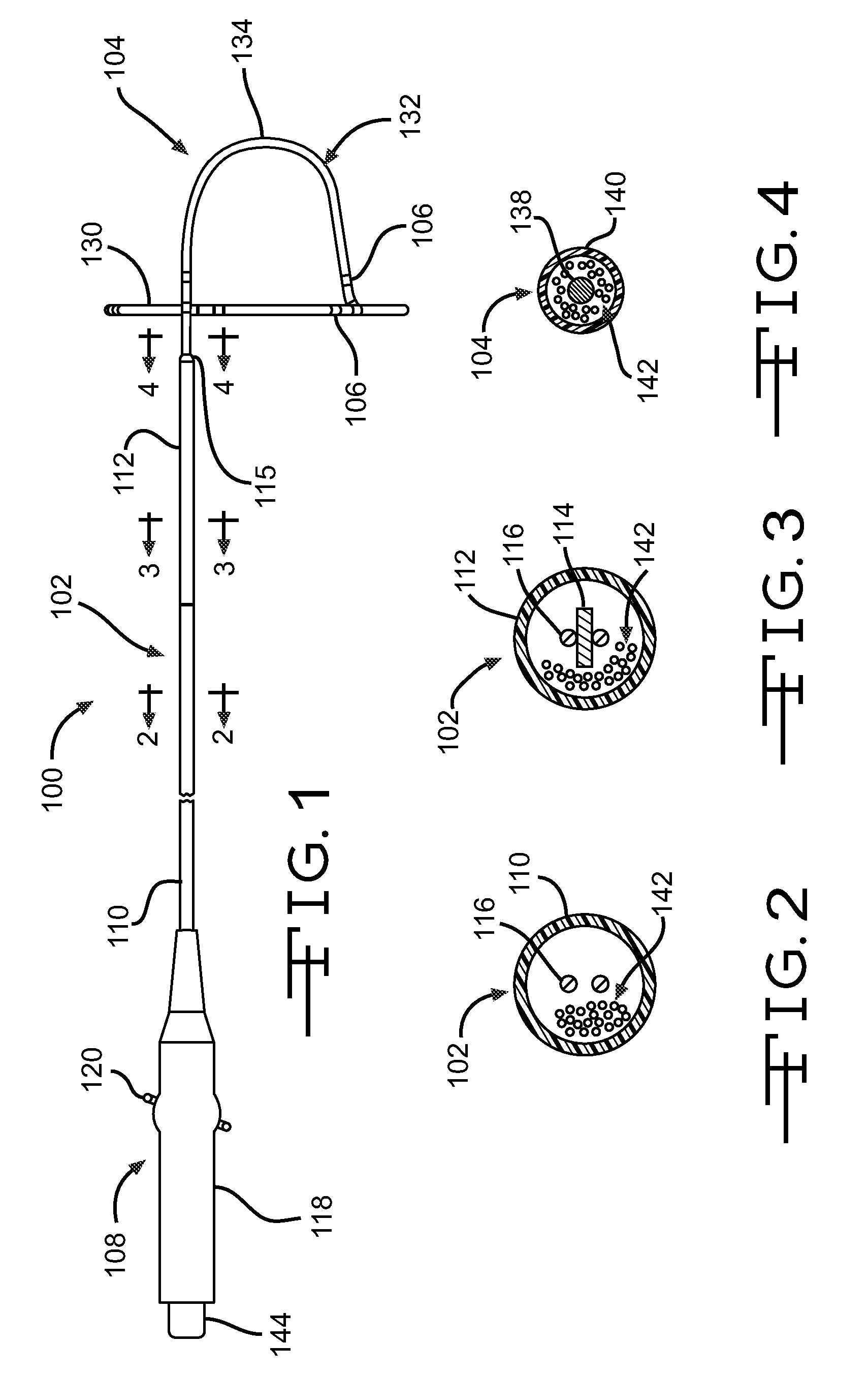 Loop Structures For Supporting Diagnostic and/or Therapeutic Elements in Contact With Tissue