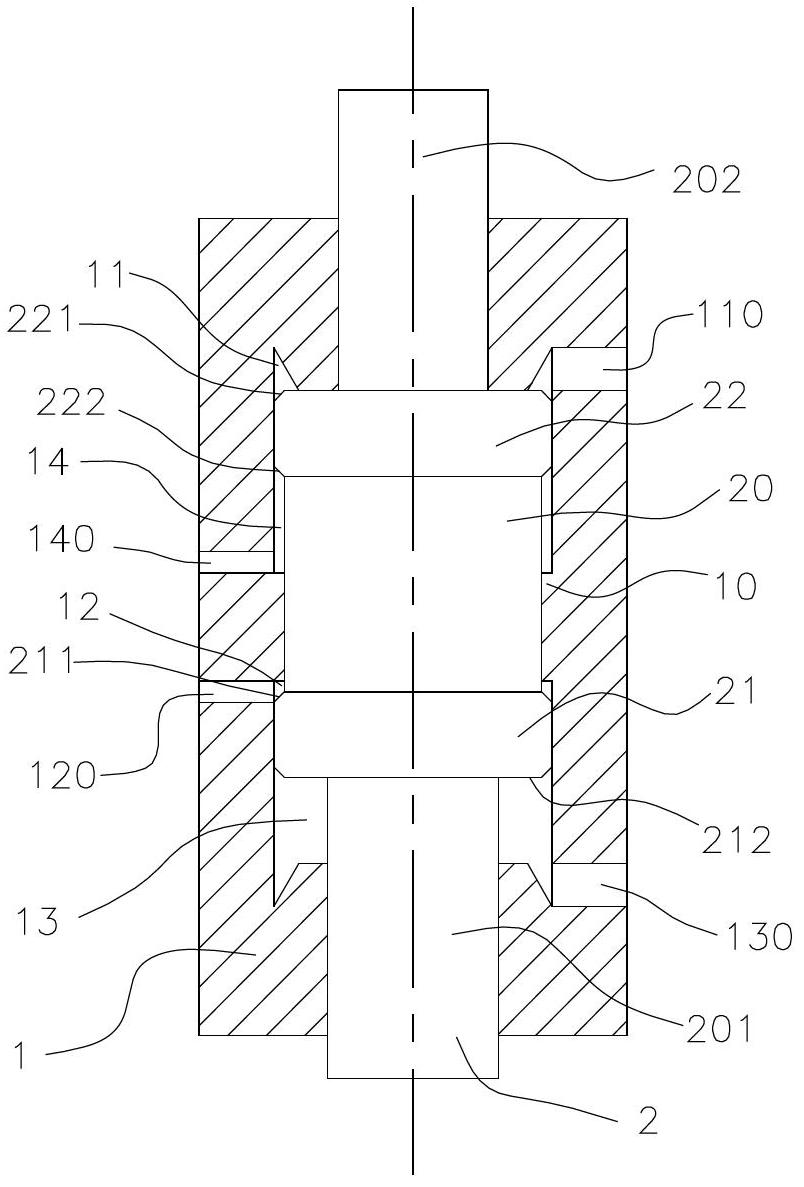 Hydraulic system of numerical control turrent punch press and working method of hydraulic system