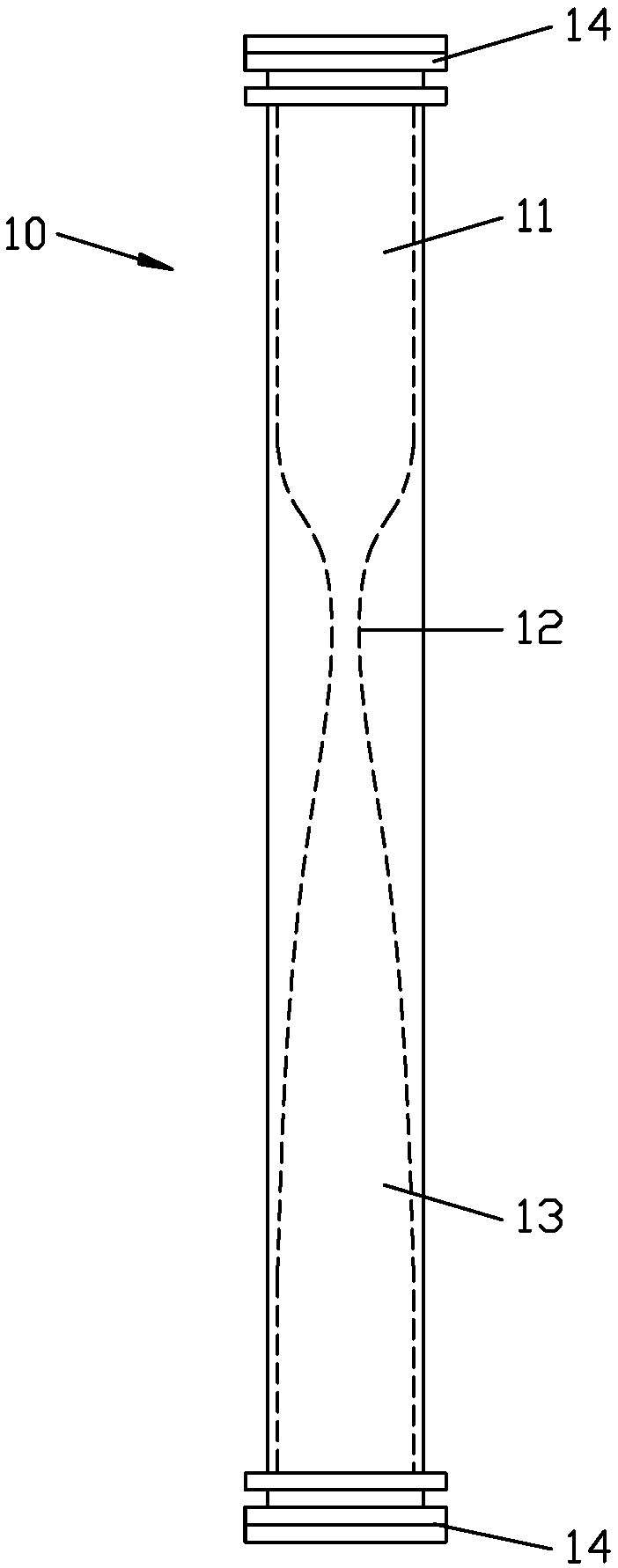 Supersonic flame spraying spray pipe