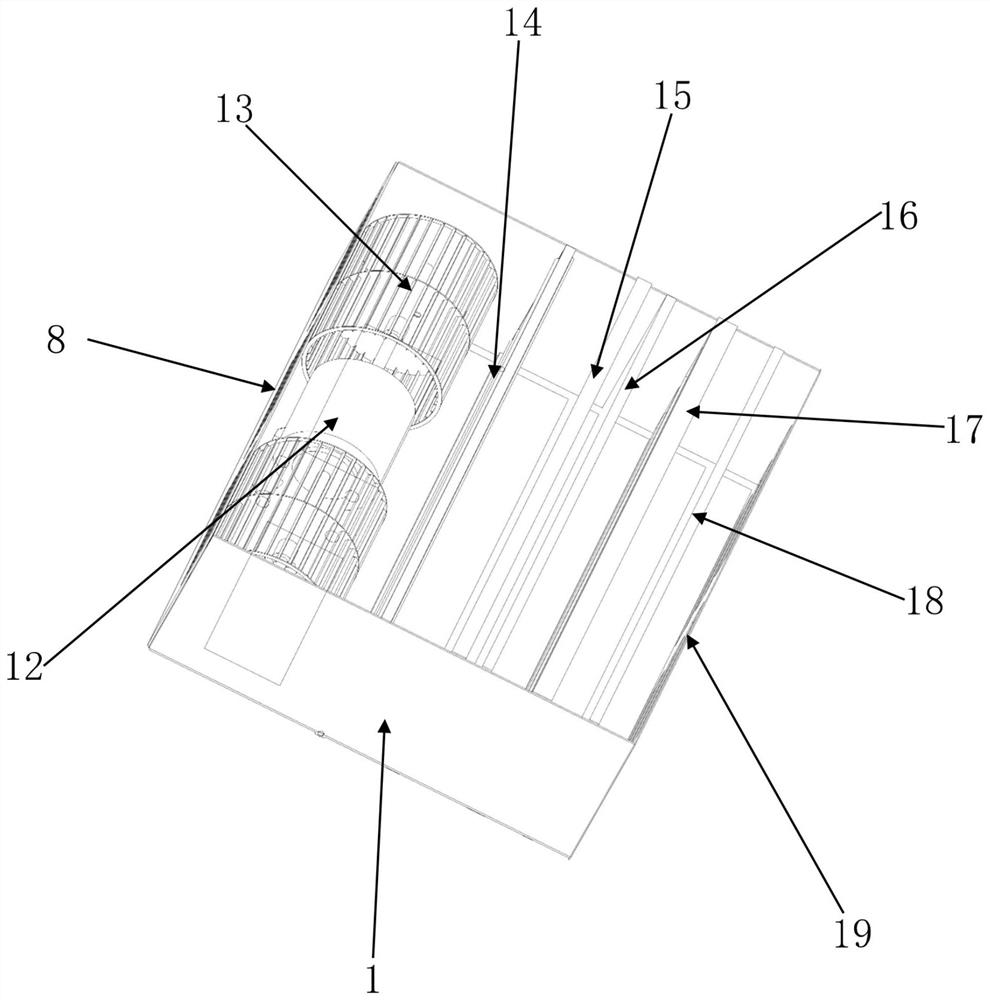 Multifunctional fog-loaded air curtain smoke prevention device