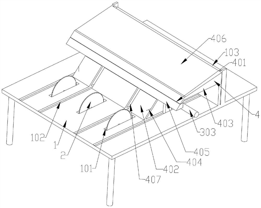 A firework paper tube cutting device