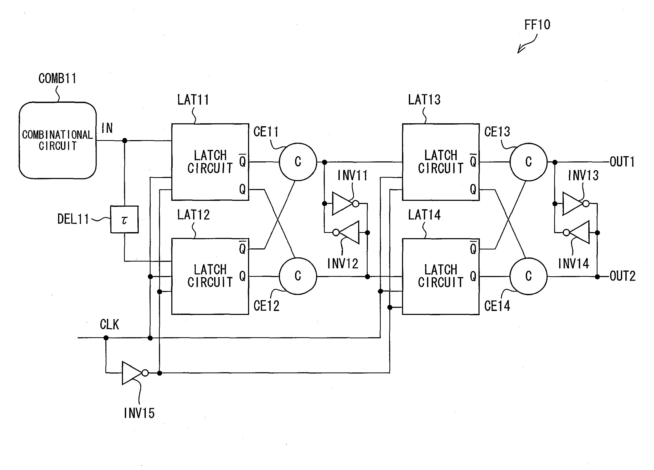 Flip-flop circuit, semiconductor device and electronic apparatus