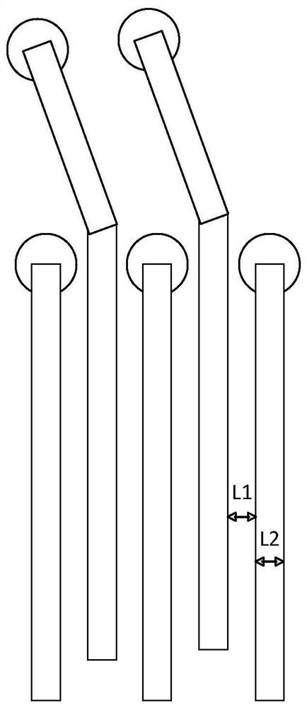 Space conversion substrate based on silicon through hole and redistribution circuit layer and preparation method thereof