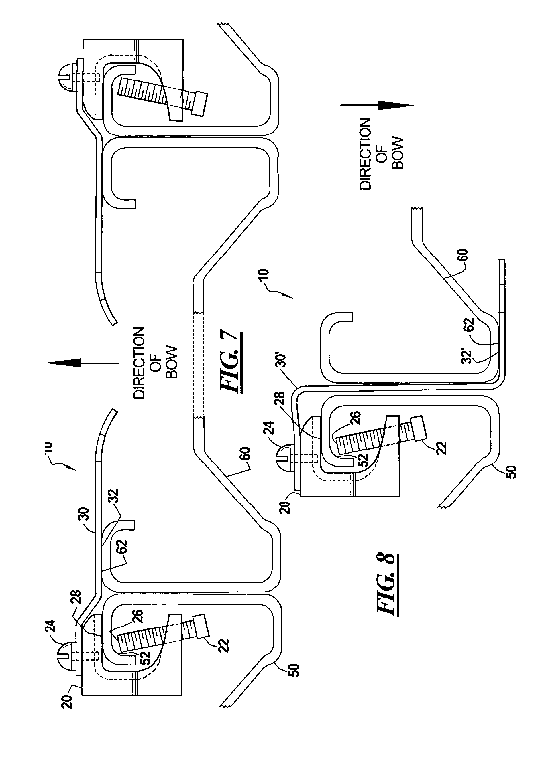 Method for minimizing bowing of collector plates in an electrostatic precipitator, and a collector plate-clip combination