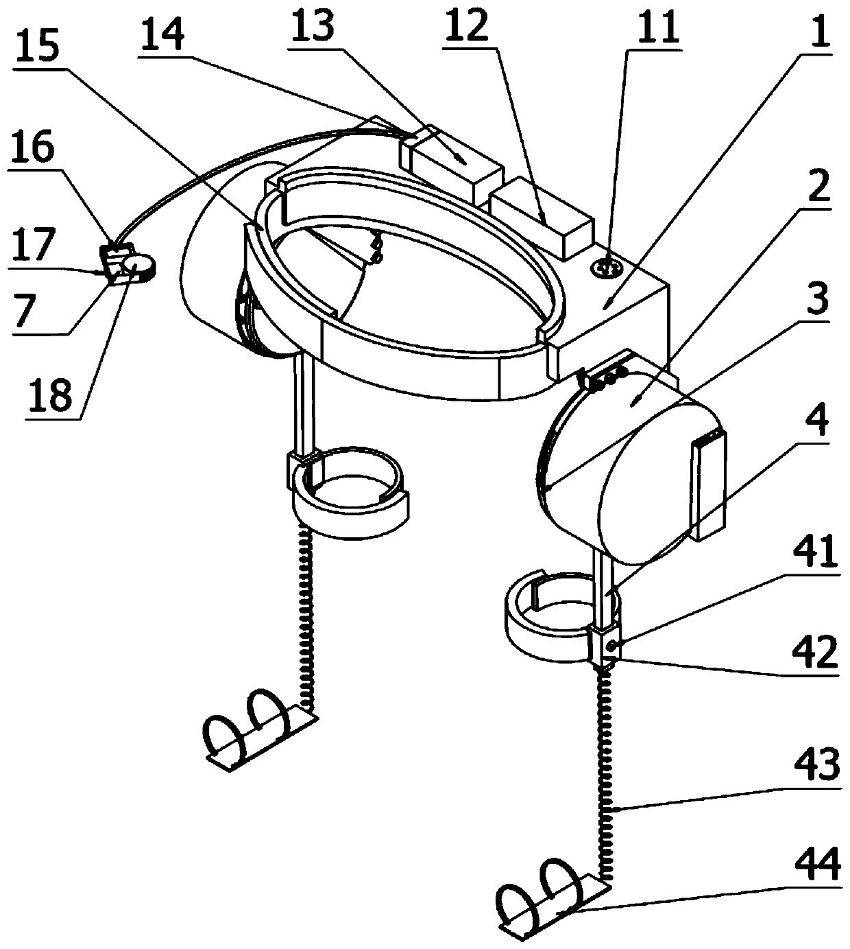 Step-speed-adjustable power-assisted walking device having ready-to-walk/stop mode