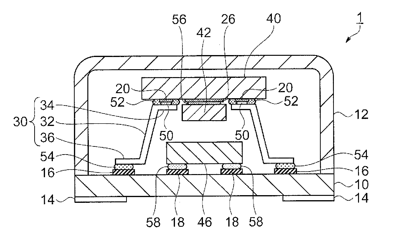 Electronic device, electronic apparatus, moving object, and method for manufacturing electronic device