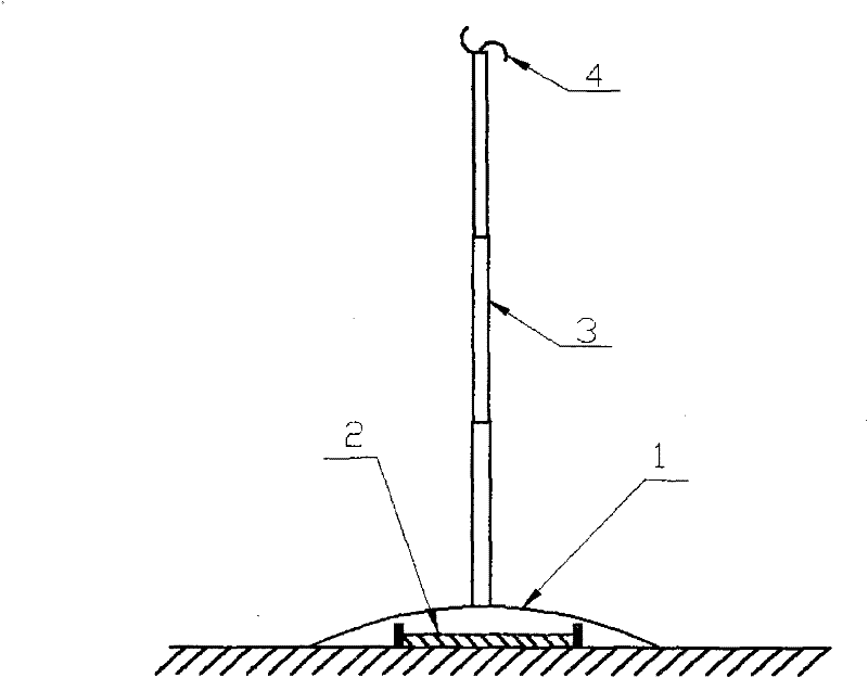 Insulating support for supporting high-pressure testing leads and use method thereof