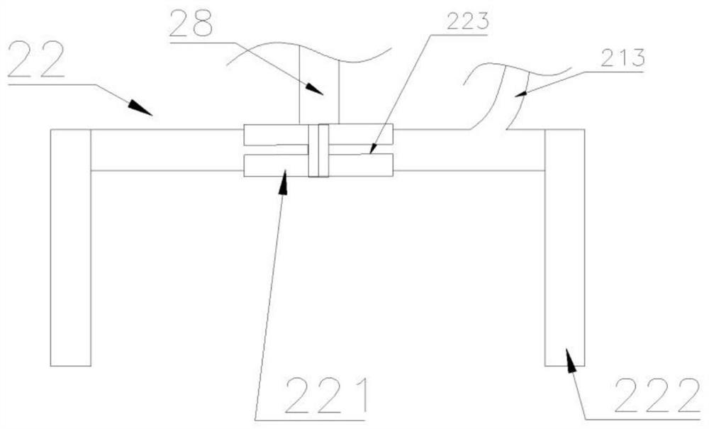 Prefabricated decoration wallboard assisting carrying and stacking mechanism