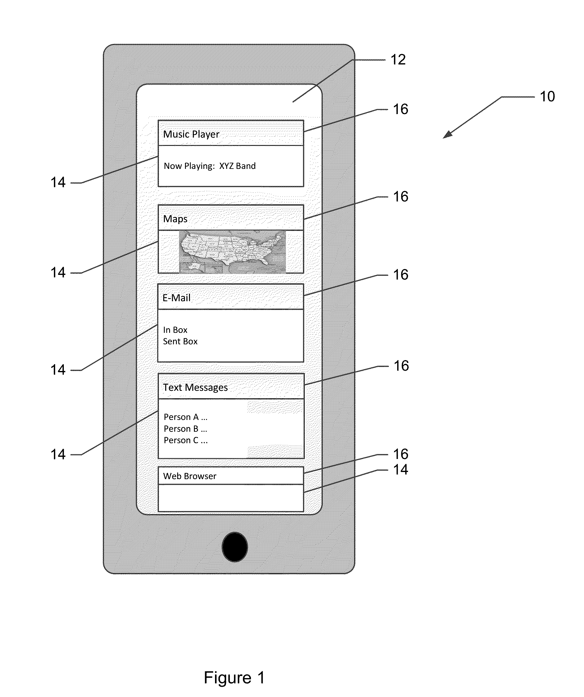 Method and apparatus for providing notification of a communication event via a chronologically-ordered task history