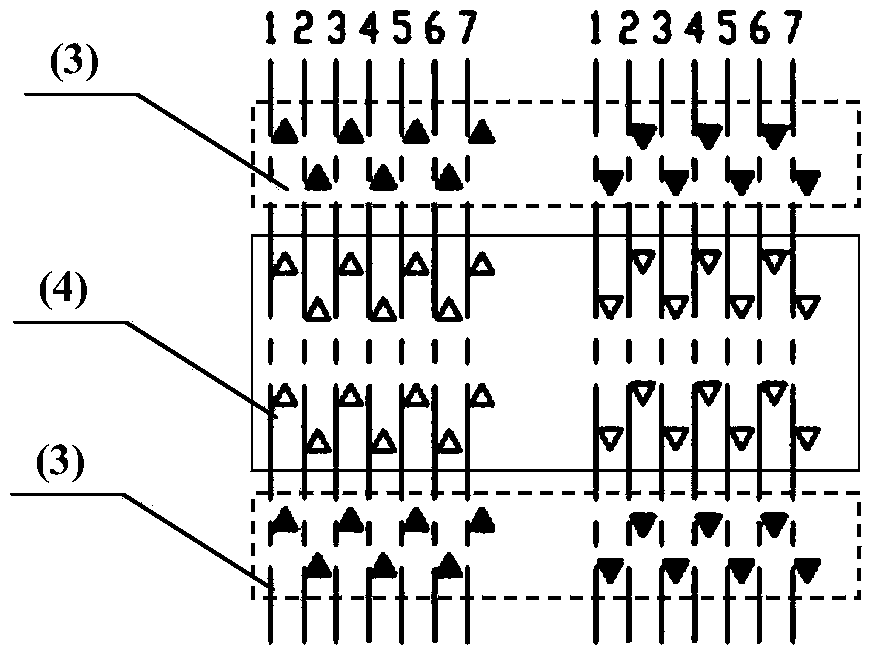 Secondary cooling nozzle arranging method for silicon steel slab continuous casting