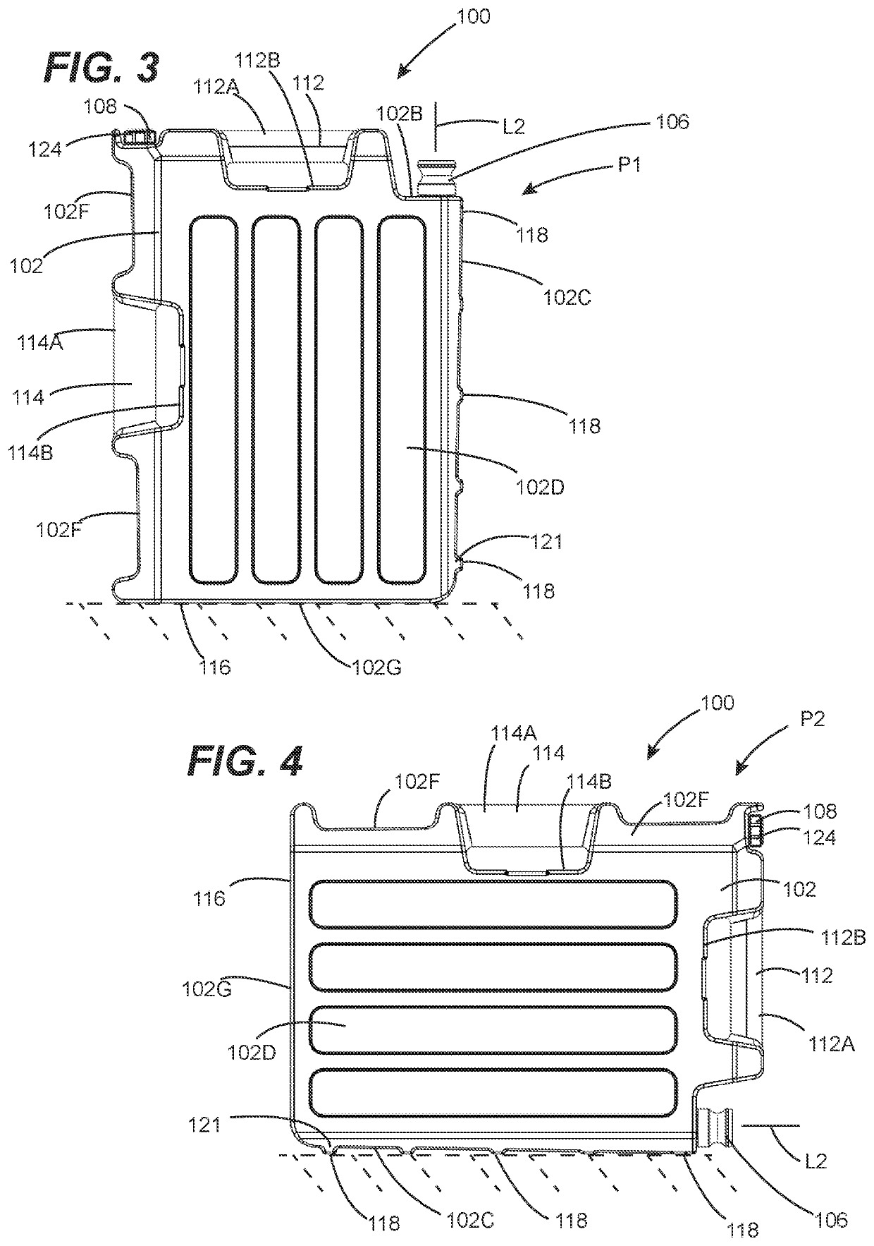 Liquid containers having a vent structure promoting improved liquid dispensing