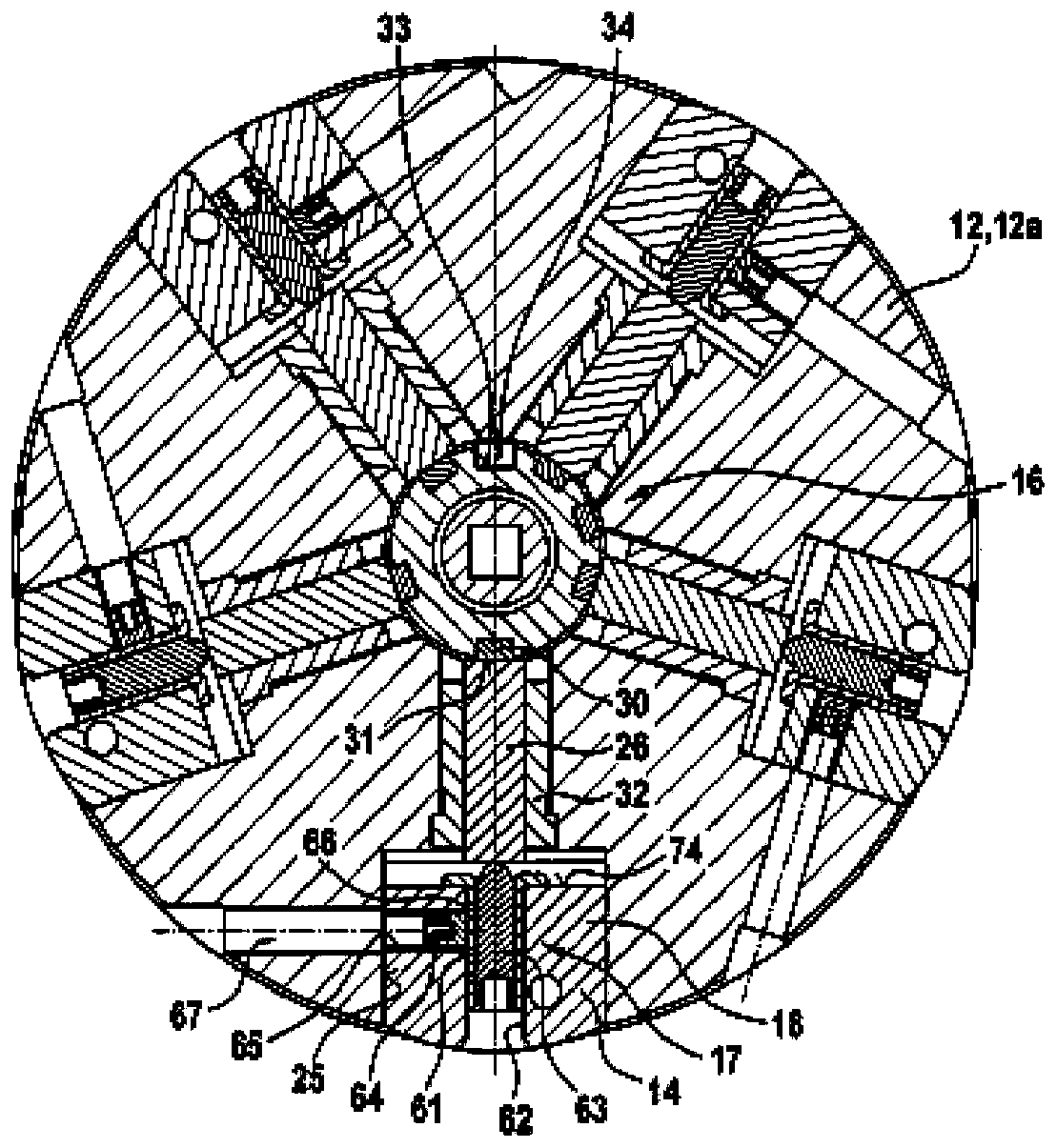 Adjusting device for a cutting tool and cutting tool having an adjusting device