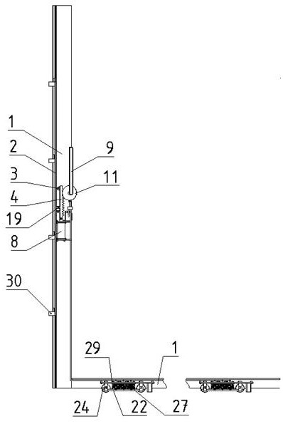 Hydraulic force increasing and transmission system for lifting sliding door