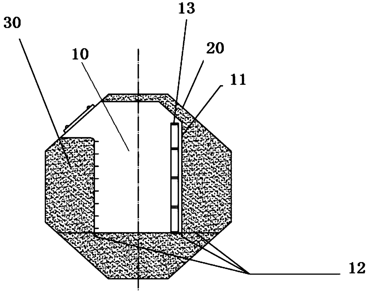 An anti-collision self-stabilizing single floating body used for carrying a lidar system buoy