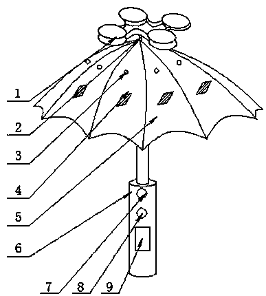 Novel umbrella