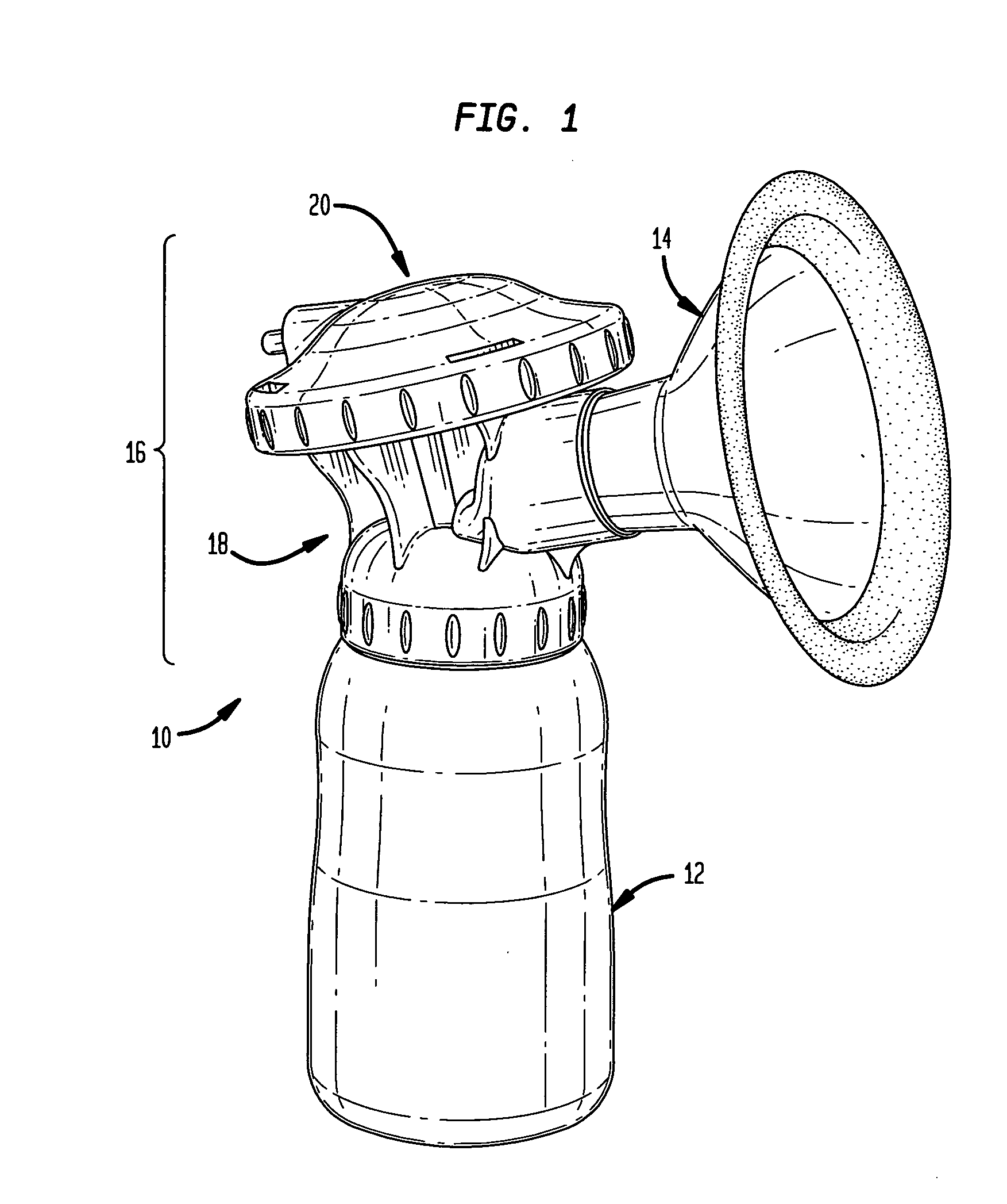 Breast milk collection apparatus and components thereof