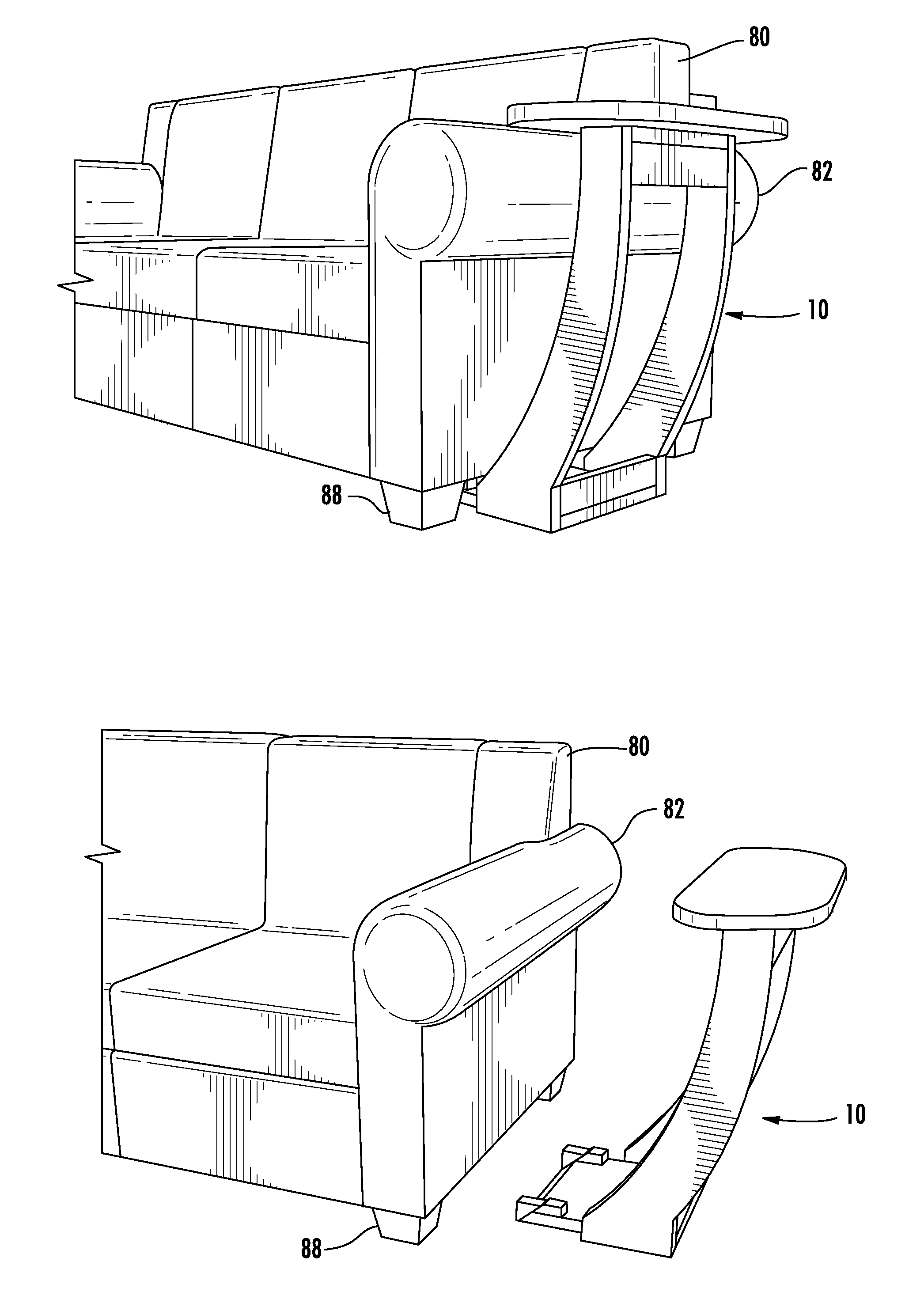 Cantilevered Table