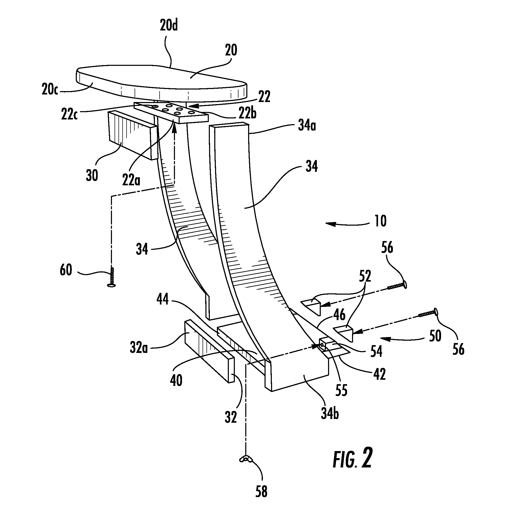 Cantilevered Table