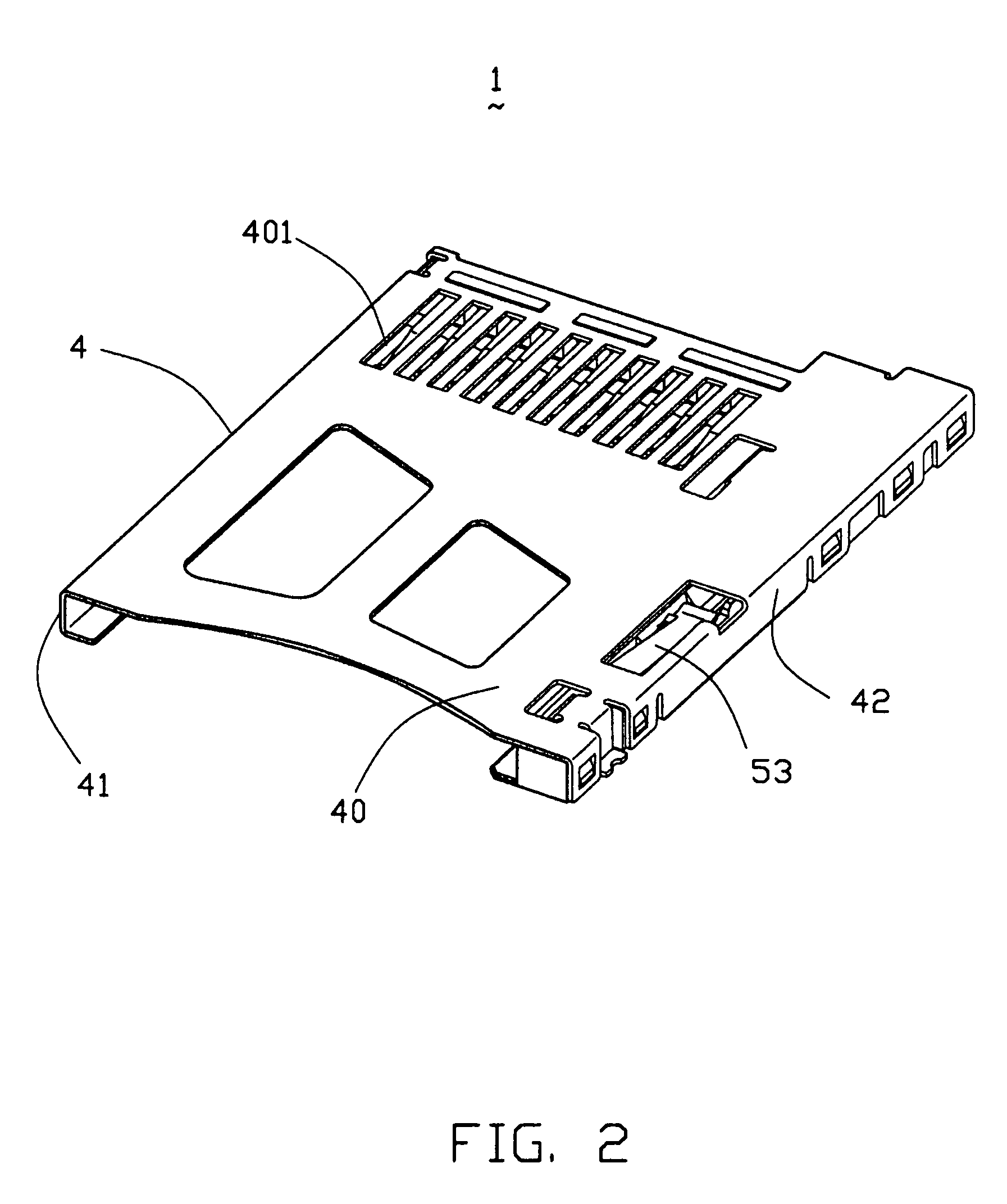 Card connector with anti-mismating device