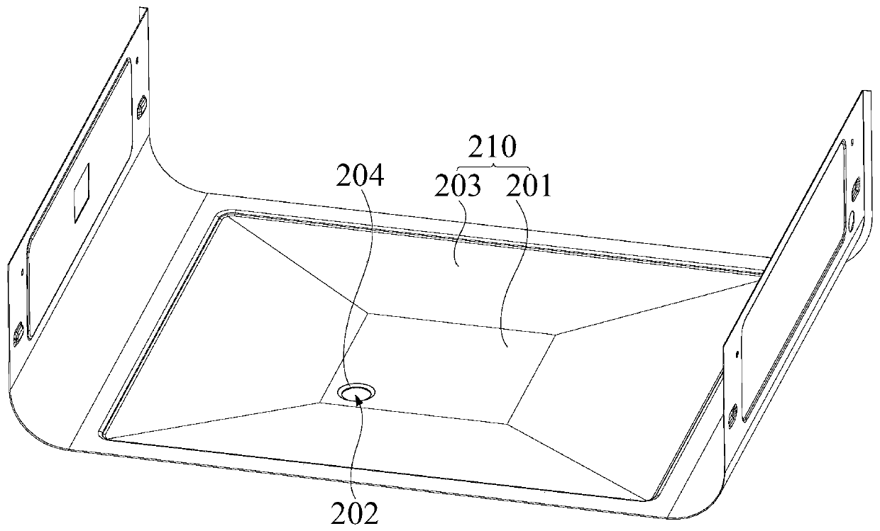 Drainage assembly and cooking device