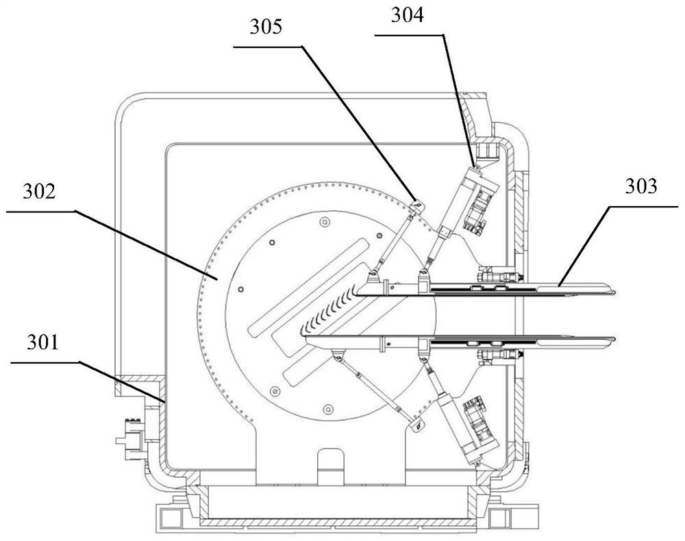 A height-adjustable planar cascade test section