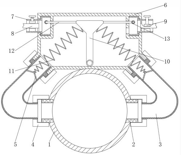 Water-saving drip irrigation device for greenhouse seedling culture