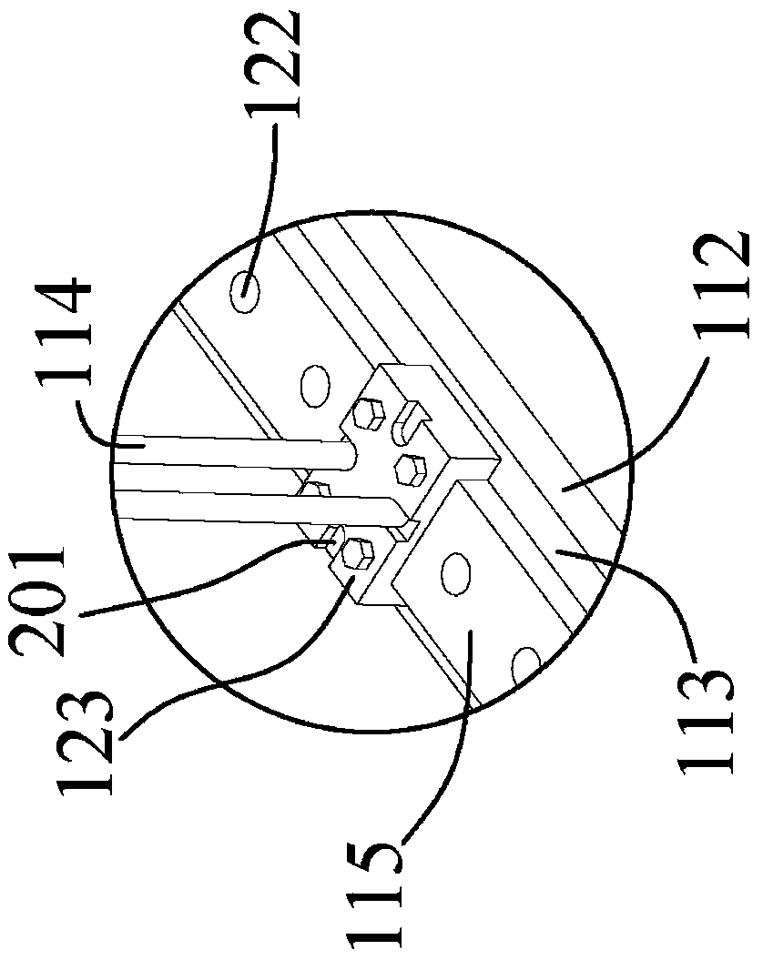 New energy automobile tire dismounting equipment