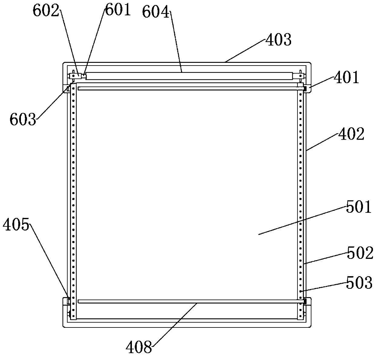 LED display screen assembly