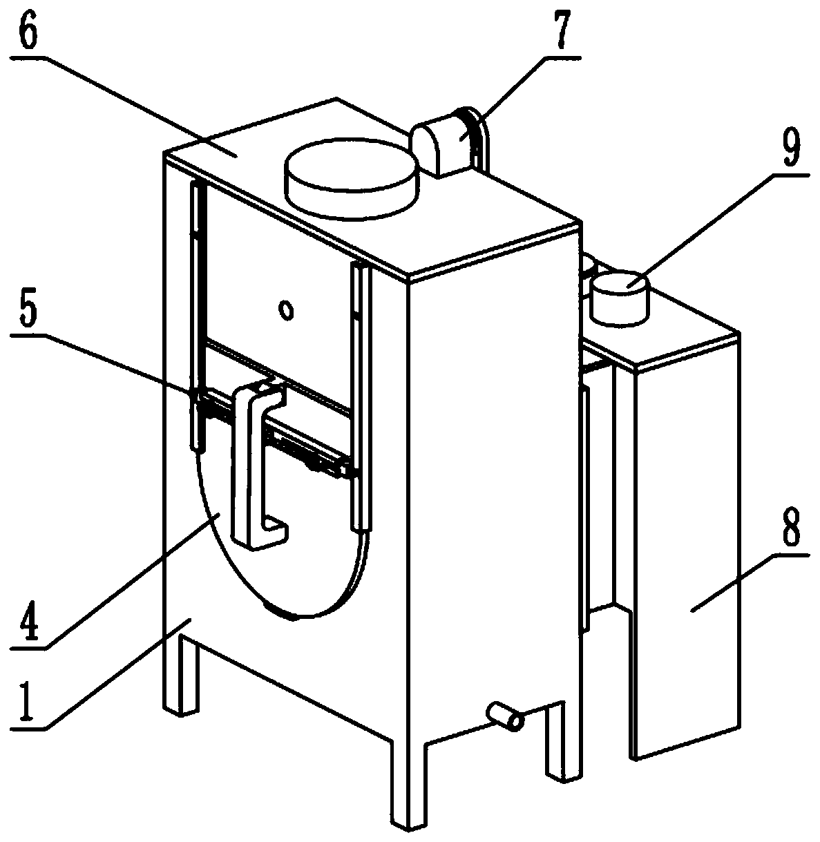 Medical instrument cleaning and drying device
