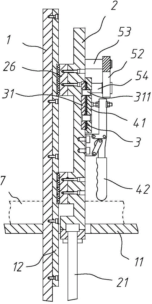 Blade Tensioning Structure of Thermal Cutting Device for Plastic Profiles