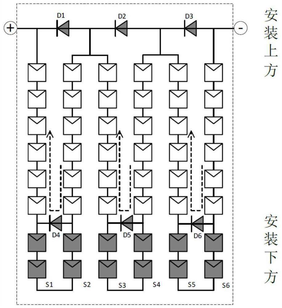 Photovoltaic module circuit, photovoltaic module and photovoltaic power station