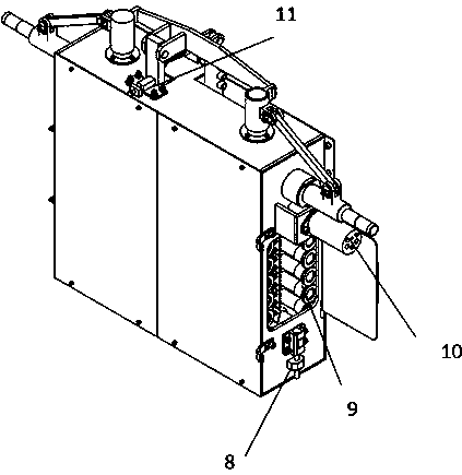An automatic injection and filling device for resin anchoring agent