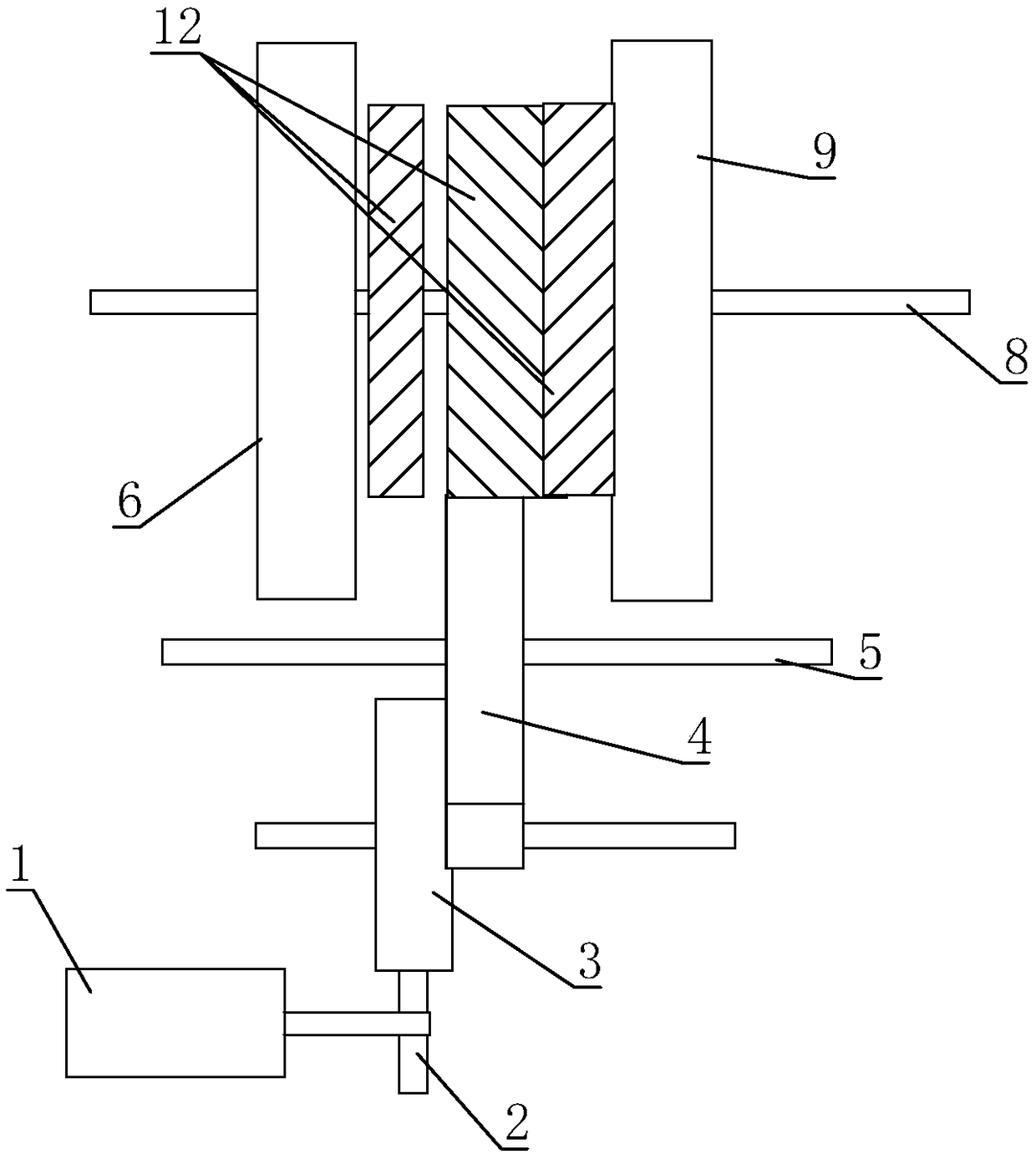 Electric control type gearbox with swinging function