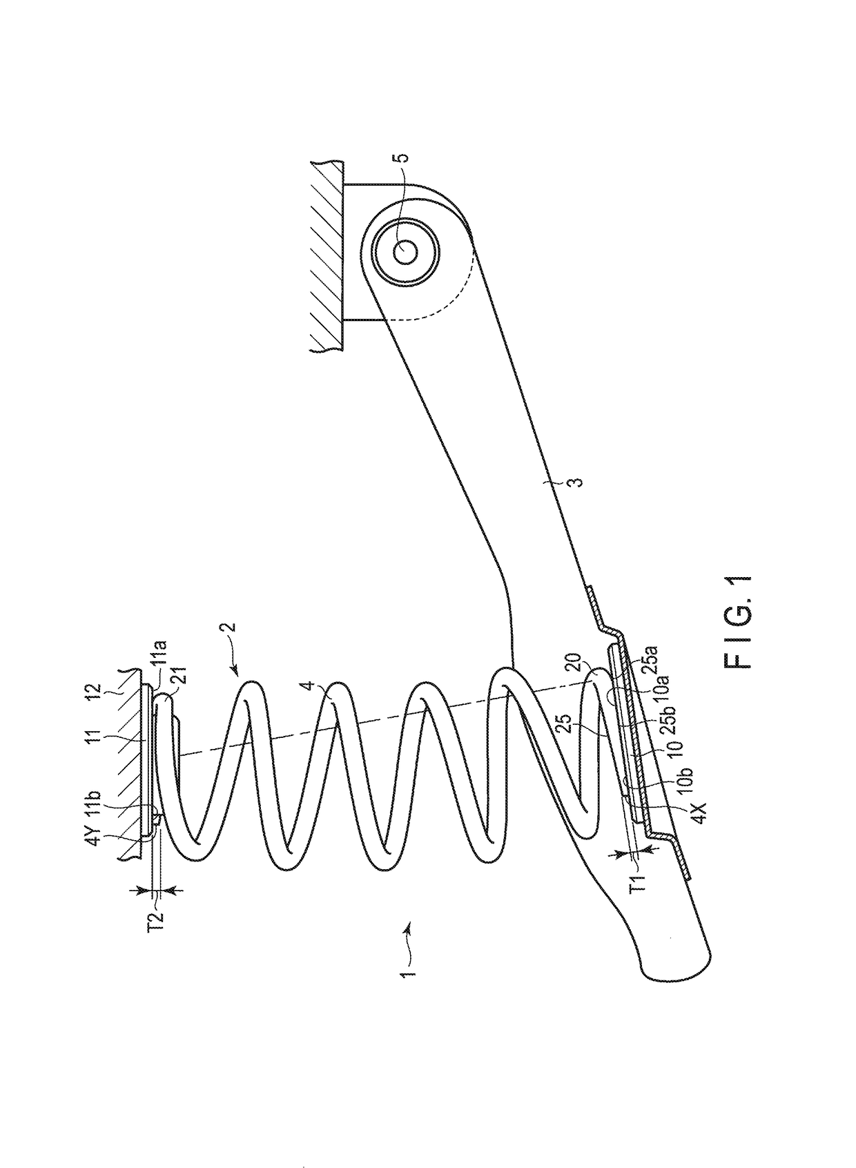 Coil spring for vehicle suspension