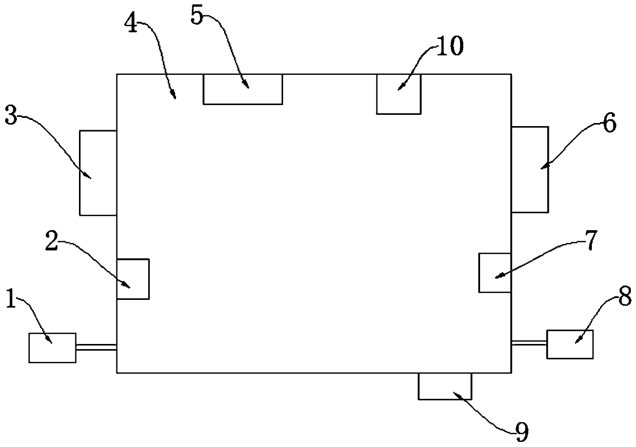 Equipment performance test device and method capable of simulating mine complex coupling environment