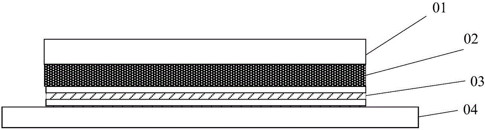 Modified polythiophene organic magnetic resistance film material, preparation method therefor and application thereof