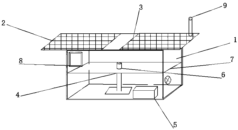 Full-automatic unmanned aerial vehicle service desk for electric power inspection and using method