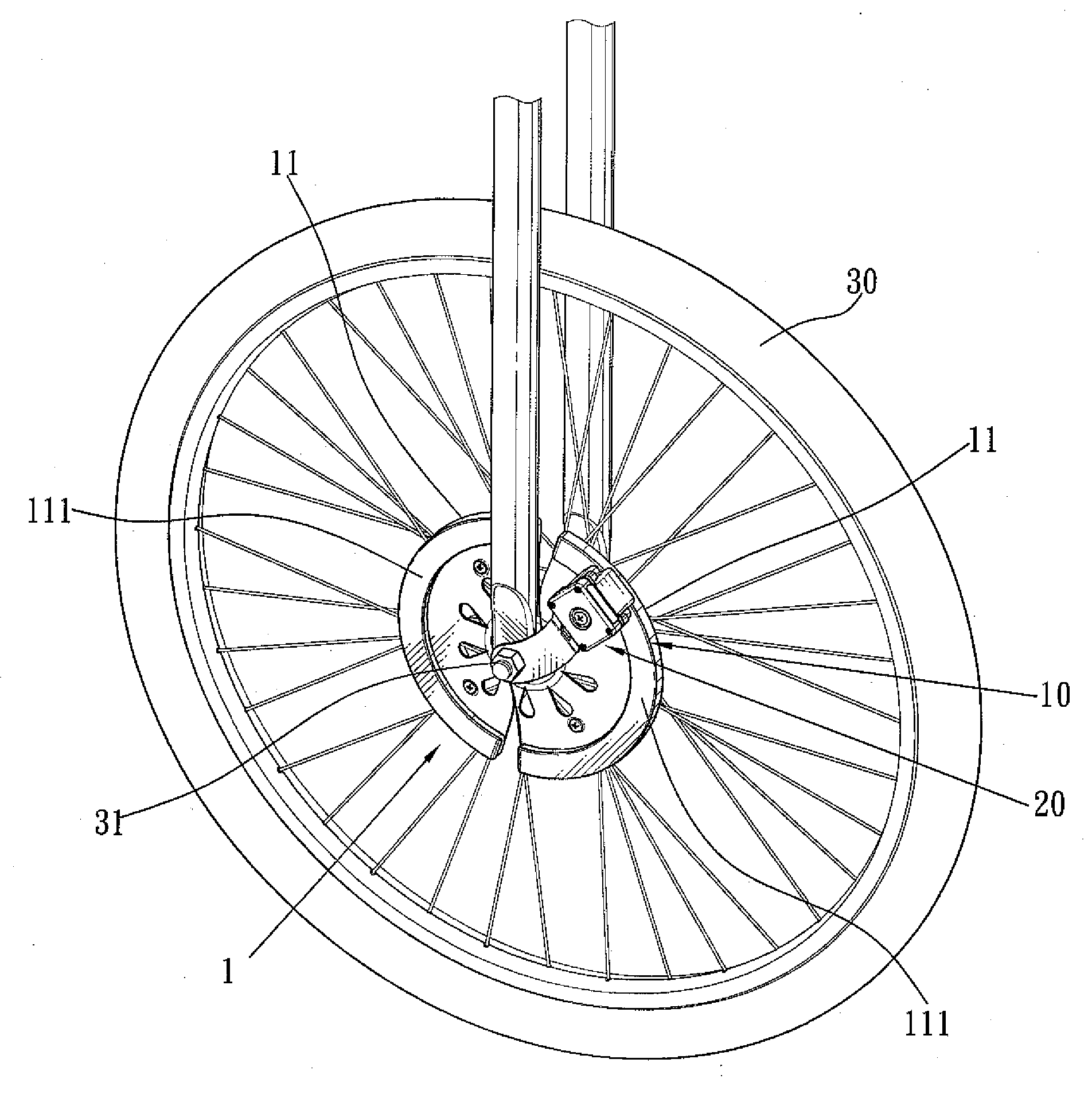 Generating apparatus using magnetic induction to generate electrical energy to provide illuminating function