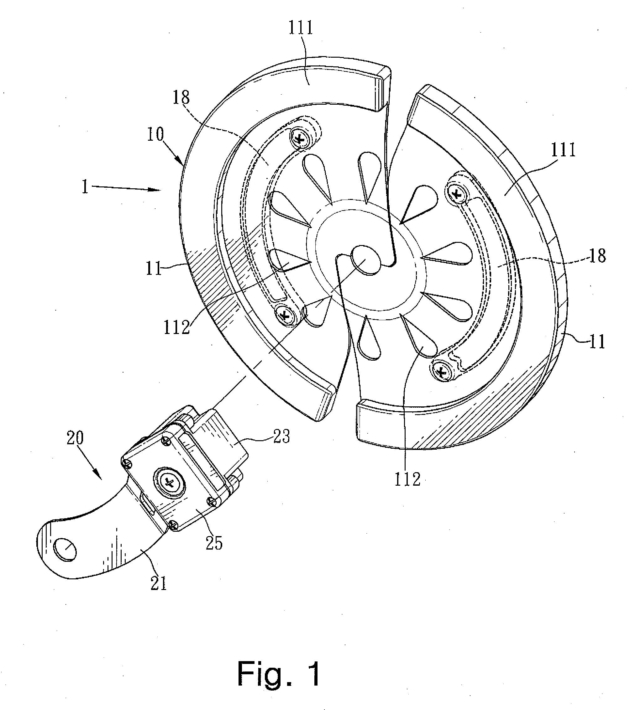 Generating apparatus using magnetic induction to generate electrical energy to provide illuminating function