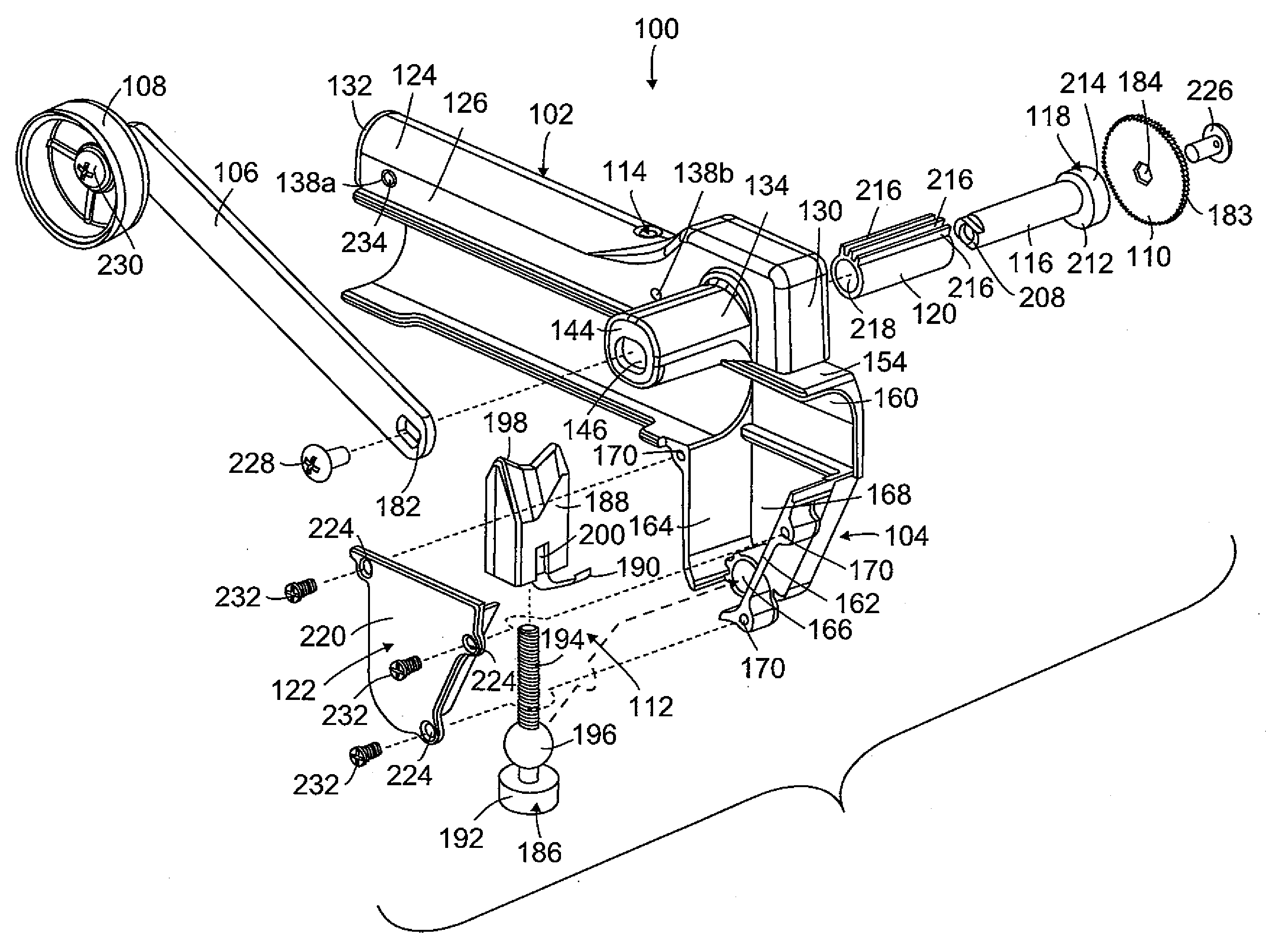 Cable cutter with reciprocating cutting wheel for cutting flexible cable