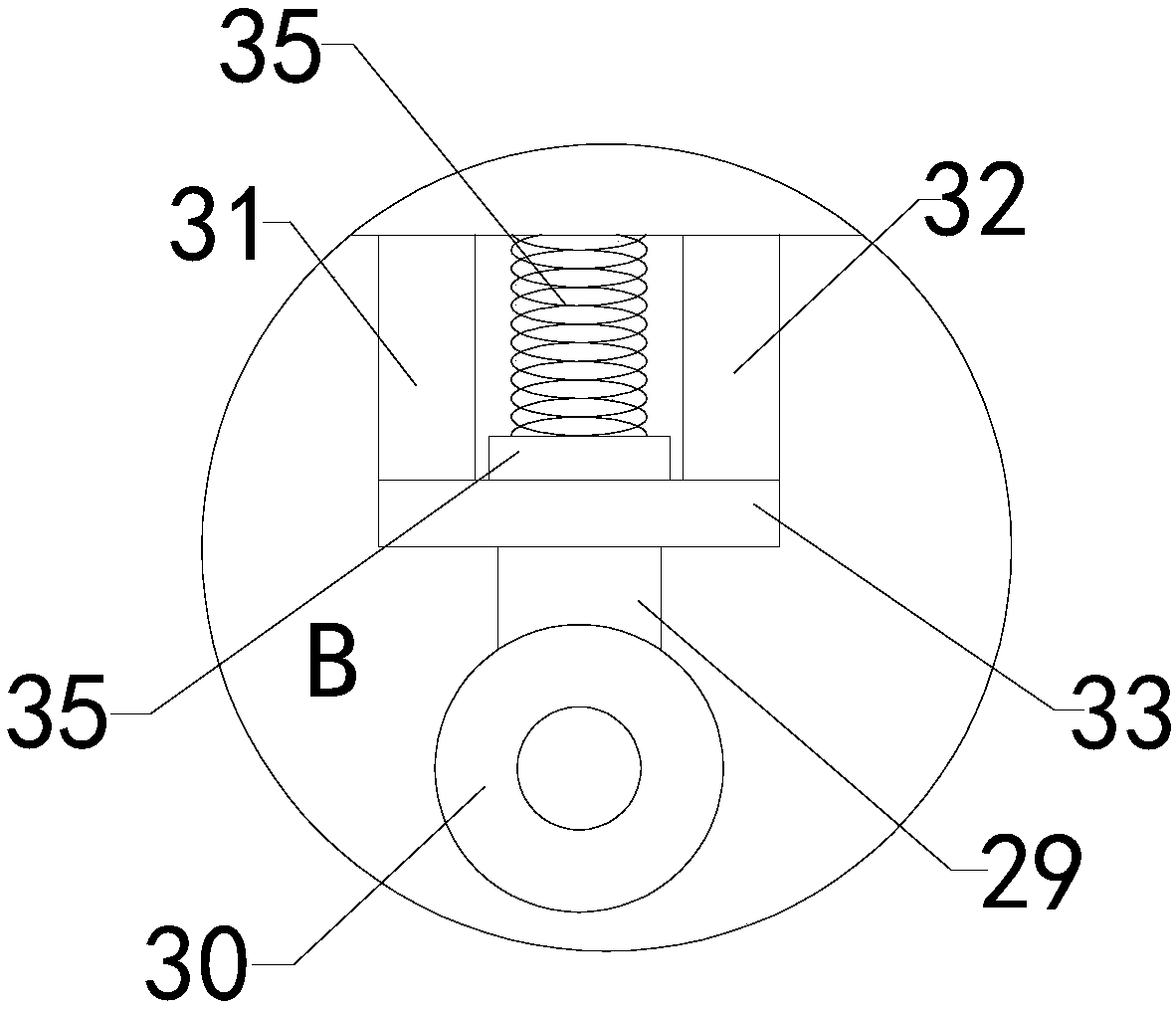 Cleaning device of spinning assembly