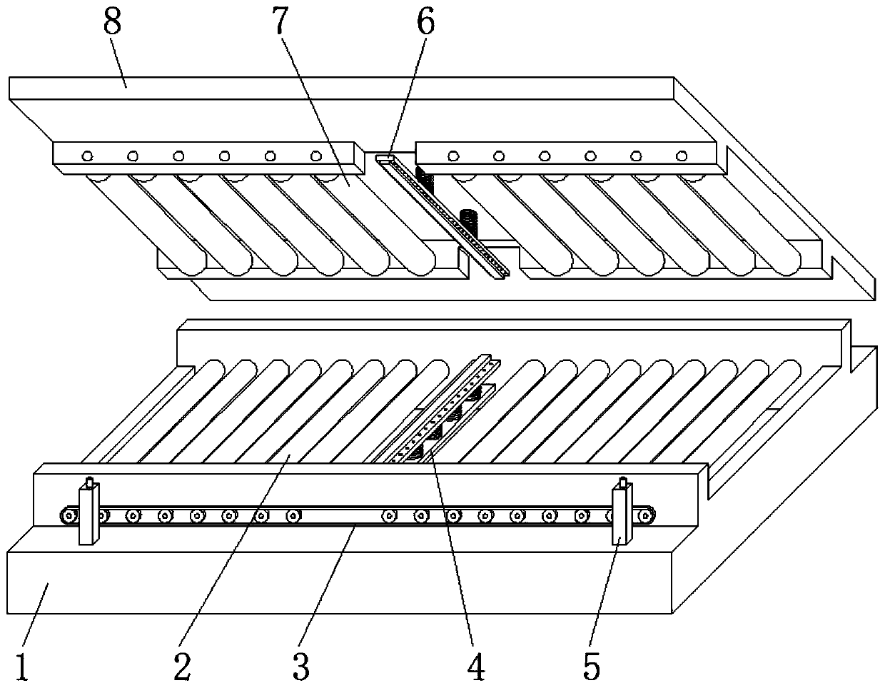Cleaning device for glass processing