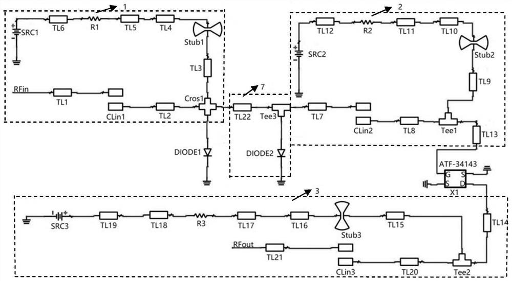 Analog predistorter with field-effect transistor connected in series with reflection-type Schottky diode