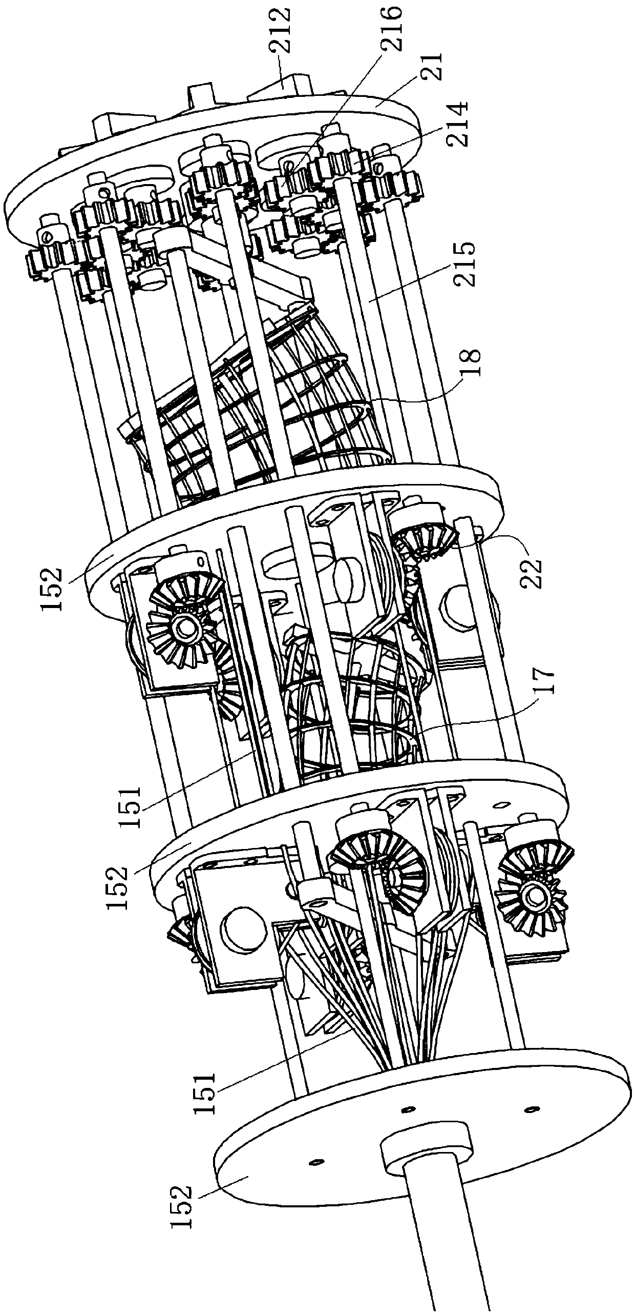 A flexible surgical tool system using constrained structural bone