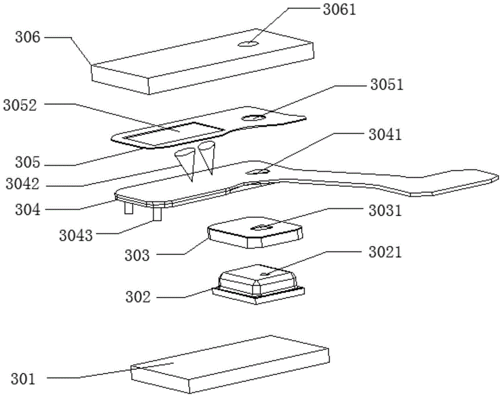 Internal space-optimized mobile phone