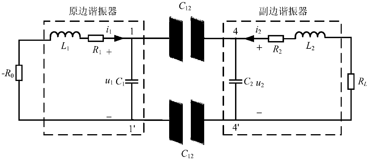 SS-type electric field coupling wireless power transmission system based on negative resistor